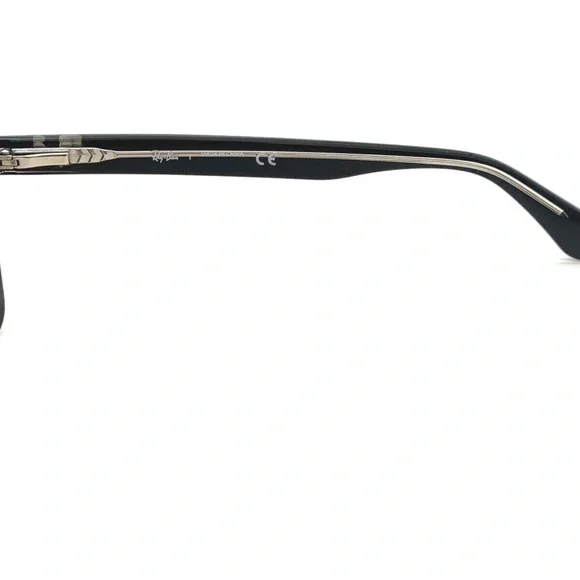 New Ray-Ban Frames Black Clear Acetate RB5316 2034 53 16 140 Unisex Eyeglasses - Picture 9 of 9